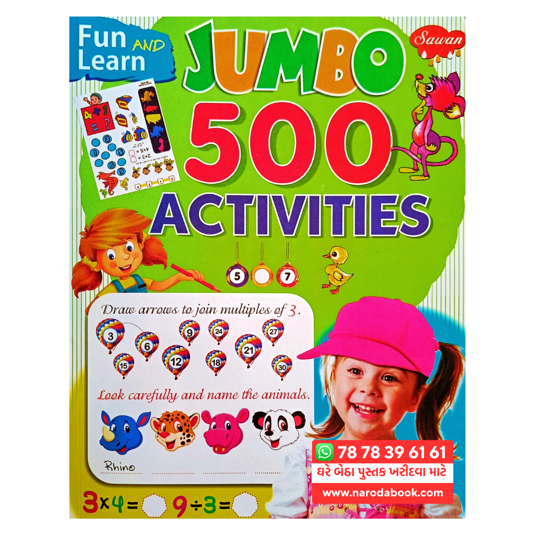 Buy Jumbo 500 Activities english book online manoj publication