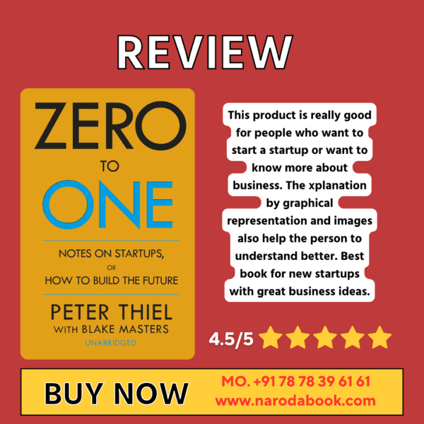 Zero to One by Peter Thiel book by knowledge book store